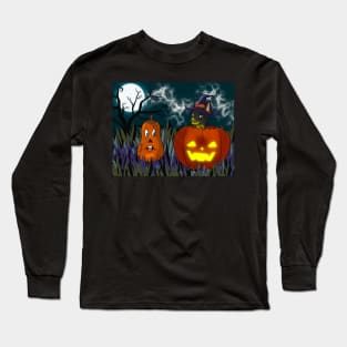 Halloween cat Long Sleeve T-Shirt